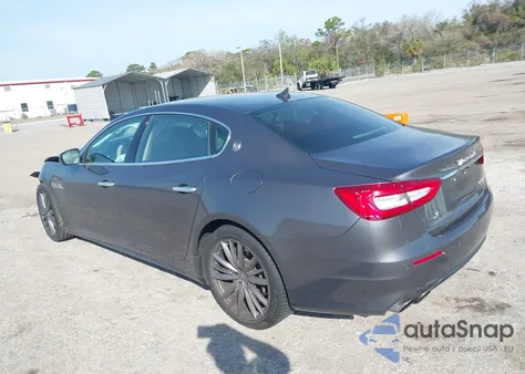 2019 Maserati Quattroporte S z USA, uszkodzony, nr VIN ZAM56YPA6K1335614